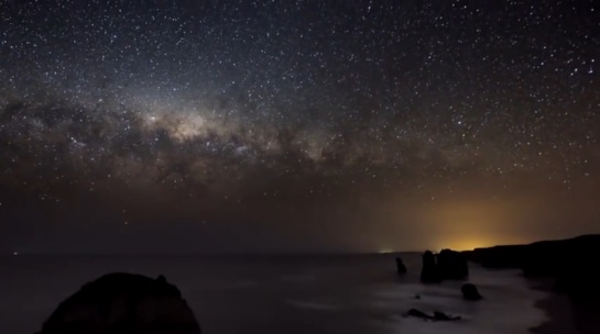 The Milky Way (Source: Screenshot of Greek Tourism video)